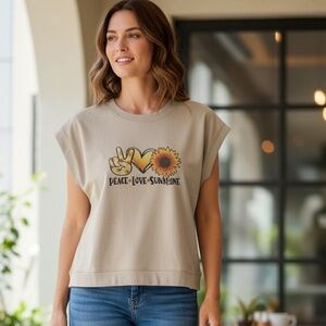 Zenana SCUBA SHORT SLEEVE SWEATSHIRTS